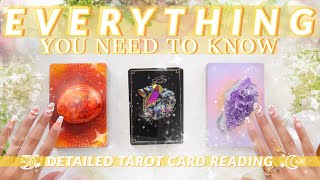 ⚠️EVERYTHING you NEED to know RN🍀💸🏡💕detailed af🔮✨pick a card ♣︎ tarot reading✨🔥 [upl. by Iow]