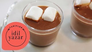 Sıcak Çikolata Nasıl Yapılır   İdil Yazar  Yemek Tarifleri  Homemade Hot Chocolate Recipe [upl. by Ocker]