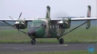 Polish Air Force  PZL M28BPT Bryza  Start engines amp departure  20120621 [upl. by Rennold691]