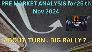 PRE MARKET ANALYSIS for 25th Nov 2024 [upl. by Eden633]