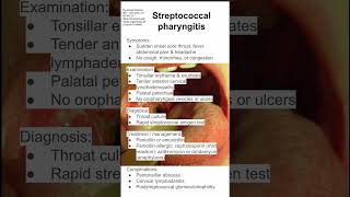 Streptococcal pharyngitis [upl. by Nodnrb]