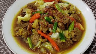 TONGSENG DAGING SAPI TANPA SANTAN INI GURIH BGT [upl. by Camila]