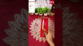 Golden Tailoring Scissors Sharp Cloth Cutting views viral ytshortsvideos meeshoaffordable [upl. by Thorner]