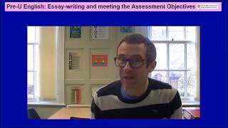 PreU English Guide to Essay Writing and the Assessment Objectives [upl. by Enyalahs150]