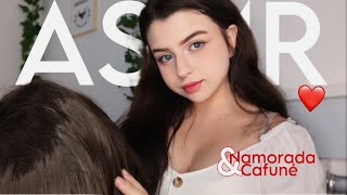 ASMR Namorada Cuida de Você com Cafuné Após Dia Pesado [upl. by Junna]