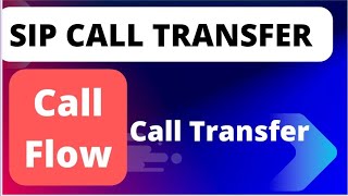 SIP Call Transfer CallFlow [upl. by Schertz199]