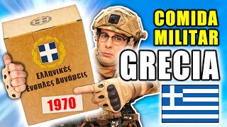 Probando COMIDA MILITAR de GRECIA de 1970  MRE Grecia [upl. by Lauzon]