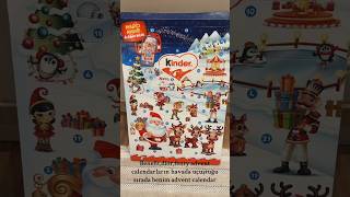 Kinderin yeni yıl çikolatası kinder cikolata noel chocolate [upl. by Sprage]