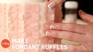 Fondant Ruffles on a Cake  Cake Decorating Tutorial with Jessica Harris [upl. by Seline295]