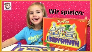 JUNIOR LABYRINTH  Das große Schieben der kleinen Geister  Kinderspiel  Ravensburger [upl. by Marvin]