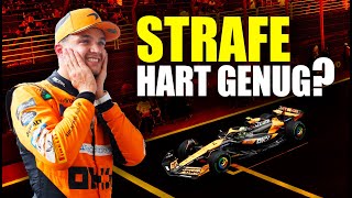 Härtere Strafe für Norris Danner Verstehe die Stewards nicht [upl. by Nilat]