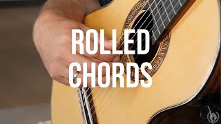 How to roll chords on guitar [upl. by Hareehahs330]