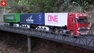 AWESOME RC TRUCKS amp CONSTRUCTION MACHINES ON THE MOVE [upl. by Menzies]