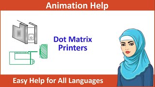 Dot Matrix Printer Simple but Knowledge Full Animation Video Output Devices [upl. by Flore]