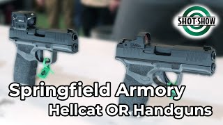 Springfield Armory Hellcat Opticready Handguns  SHOT Show 2024 Report [upl. by Imak]