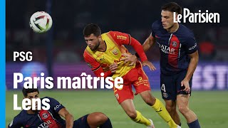 PSGLens 31  Paris maîtrise Lens et remporte sa première victoire [upl. by Poock889]