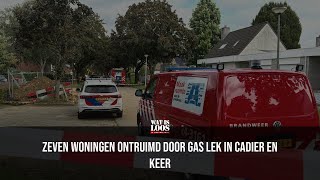 OPNIEUW GASLEIDING GERAAKT IN CADIER EN KEER 7 WONINGEN ONTRUIMD [upl. by Grantland]