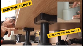 Fitting kitchen skirting plinthsVERY TIME CONSUMING [upl. by Ashlin]