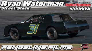 Ryan Waterman Street Stock Stafford Speedway 9132024 [upl. by Konikow]