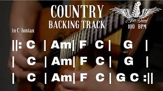 Backing Track Country in C Ionian [upl. by Frodina]