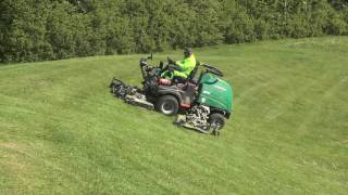 MP Ransomes 653 lawn mowers out on a large field with a slope to be mowed maj 2016 [upl. by Gaby]