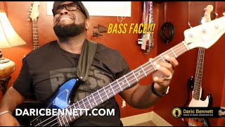 SHUFFLE BASS LINE GROOVE  Lessons Tips amp Licks  Daric Bennetts Bass Lessons [upl. by Schuman551]