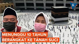 Cerita Kebahagiaan Pasutri Bisa Beribadah Haji Usai Menunggu 10 Tahun [upl. by Nosiddam9]