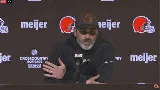 Kevin Stefanski Announces Browns Plans for Starting QB vs Jaguars  Sports4CLE 12823 [upl. by Ennaerb]