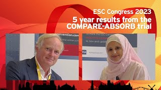 5 year results from the COMPAREABSORB trial  ESCcongress 2023 [upl. by Mikes]