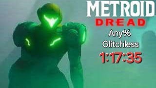 PB Metroid Dread  11735 Any Glitchless Speedrun [upl. by Eibob496]