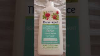 Natessance Capillaire Shampooing À lhuile de Ricin et Kératine Végétale 500 ML [upl. by Weight845]