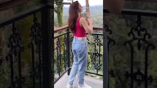 Sandeepa dhar Showing off her hot sexy back 🍑🔥must Watch sandeepadhar bollywood actress [upl. by Genvieve]