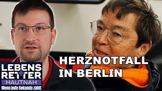 HerzAlarm in Berlin Frau 62 mit Brustschmerzen und Kaltschweiß  Lebensretter hautnah  SAT1 [upl. by Hoes]