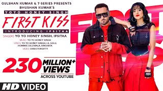 First Kiss Yo Yo Honey Singh Ft Ipsitaa  Bhushan Kumar  Lil Golu Singhsta Hommie D DirGifty [upl. by Leuqcar]