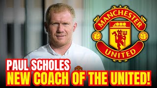 SCHOLESYS SHOT United Icon STEPS UP to Manage Reds  Manchester United News Today [upl. by Edmond]