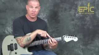 Guitar song lesson learn The Trooper by Iron Maiden rhythms harmonies licks chords pt1 [upl. by Niliac]