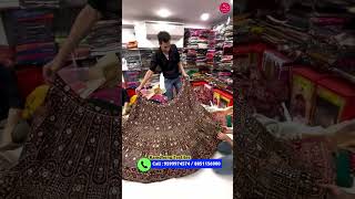 quotDelhi Chandni Chowk Ke Stylish Lehengas Kamdhenu Textiles Pe Available 💸 viralvideo [upl. by Acenom]