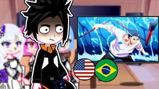 ReZero reacts to Subaru as Toji Fushiguro 1 Jujutsu KaisenRezero 🇺🇸🇧🇷 [upl. by Netsirt]