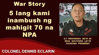 War Story 5 lang kami inambush ng mahigit 70 na NPA [upl. by Laux262]