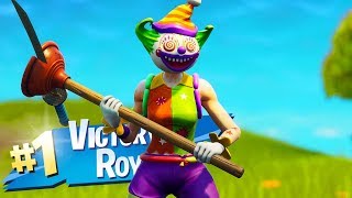 The New CLOWN Skin Gameplay in Fortnite [upl. by Ranchod]