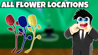 All Flower Locations in Blox Fruits [upl. by Swerdna368]