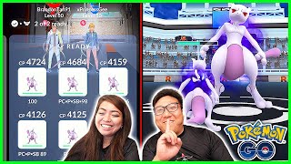 Shadow Mewtwo Duo With Full Shadow Mewtwo Team in Pokemon GO [upl. by Nylecaj]