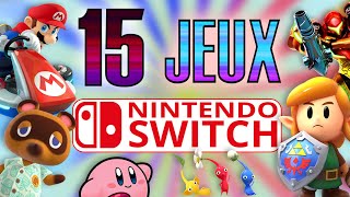 TOP 15 MEILLEURS JEUX SWITCH [upl. by Yelnet]