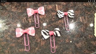 Paper Clip Tuxedo Bows DIY Party Favors amp Gifts [upl. by Cranford]