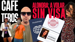 Cafeteros ALONDRA SANTIAGO SIN VISA YouTube [upl. by Woodley]