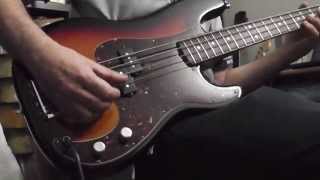 Fender American Standard Precision Bass  test [upl. by Aihsenor802]