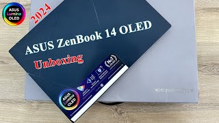 Unboxing ASUS ZenBook 14 OLED UX3405 2024  New Zen with AI [upl. by Ennaoj171]