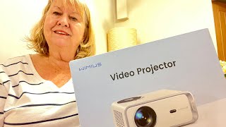 Wimius video projector model P63 review paid promotion product review and a chat [upl. by Darcey]