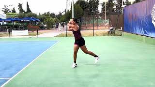 College Tennis Recruiting Video Fall 2025  Meriem Makhlouf UTR 820ITF Women 519 [upl. by Leamiba802]