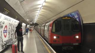 London Underground  Tube Trains at Charing Cross Station August 2016 [upl. by Bella]